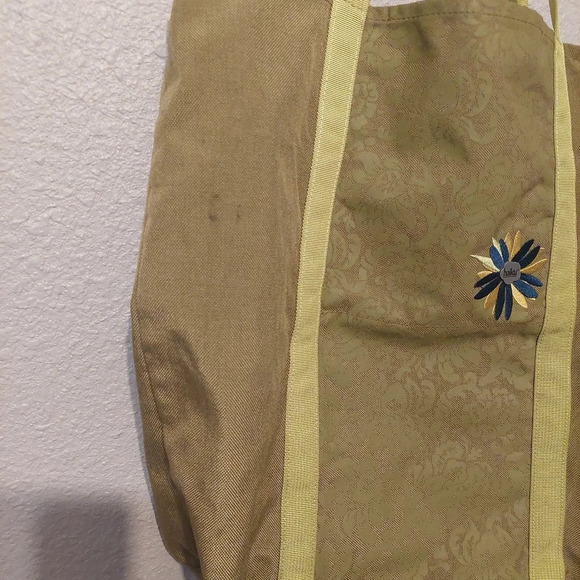 Haiku origami Packable Tote lime green double strap nylon outdoor travel - Picture 7 of 8